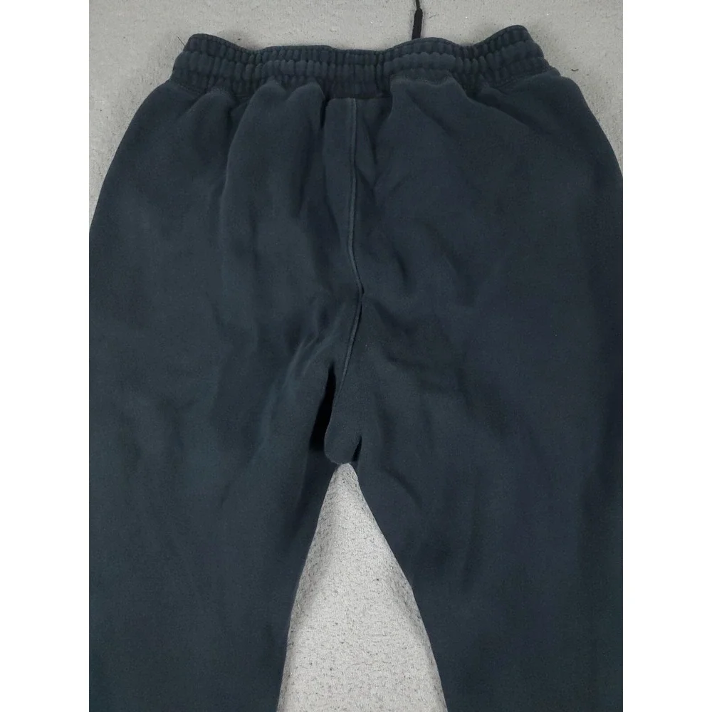 Nike LeBron James Mens Small Black Swoosh Track Joggers Sweatpants 043363